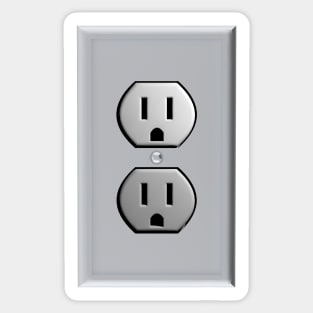 Power Outlet Sticker